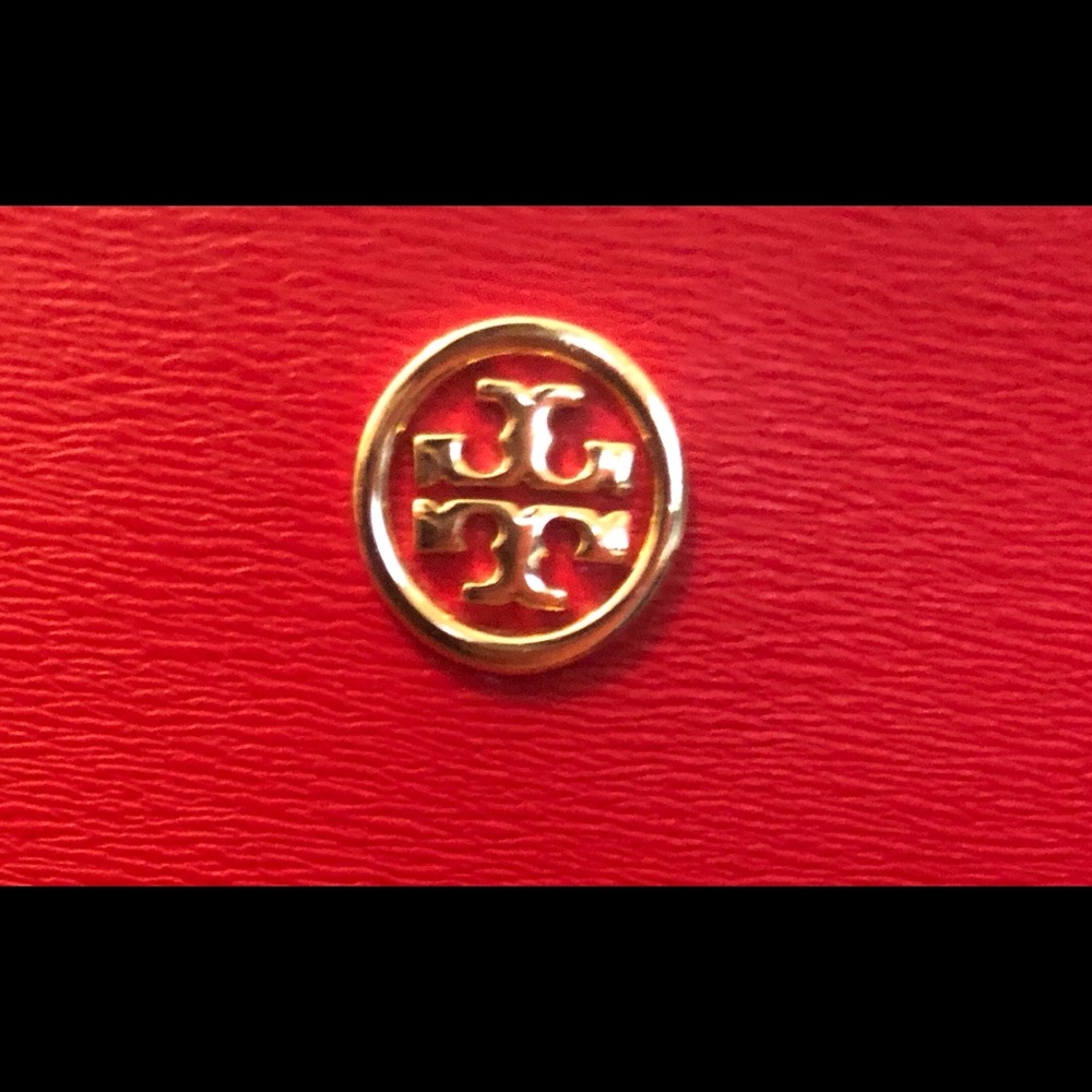 Beautiful RED Tory Burch Parker Tote bag